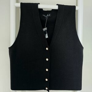 NWT Marbled Sleeveless Sweater